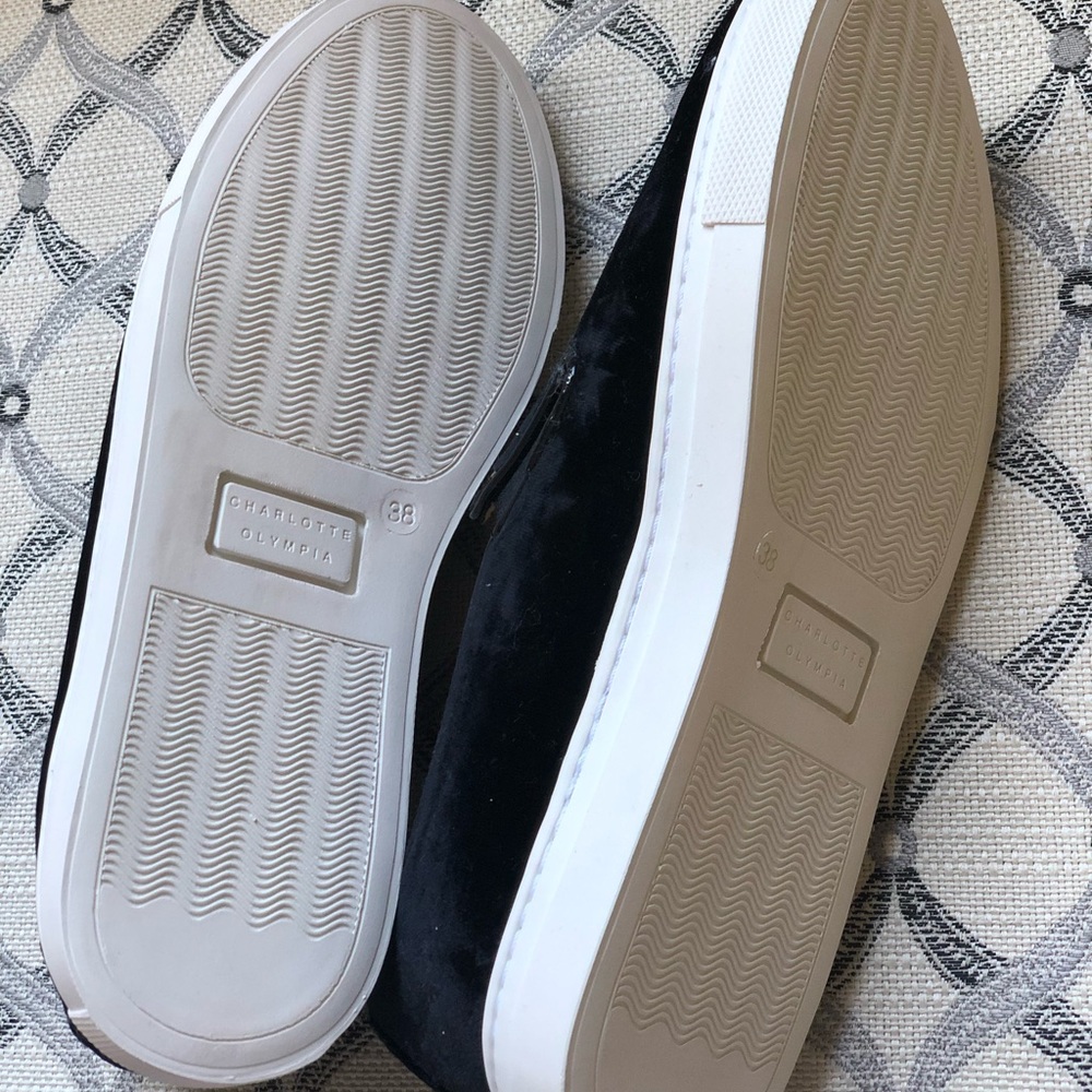 Charlotte Olympia Kitty Slip On Sneakers - Picture 3 of 5